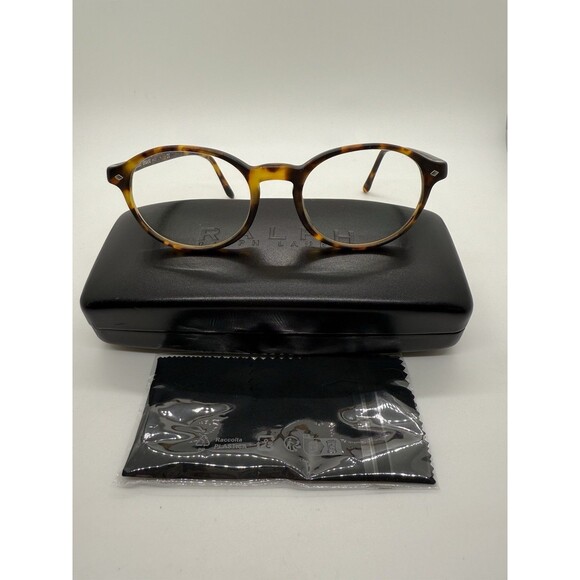 Giorgio Armani Tortoise Round Eyeglasses FRAMES AR 7004 47-19-140, Case MRSP$327 - Picture 1 of 14